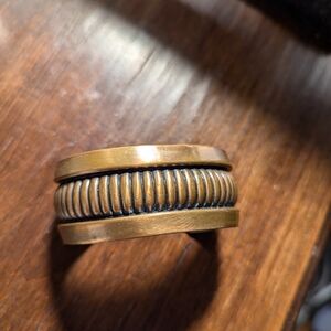 Vintage Copper Bracelet Cuff 2.5" adjustable Southwest Native American